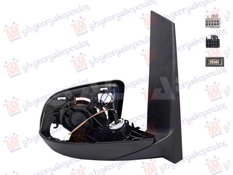 ΚΑΘΡΕΦΤΗΣ ΗΛΕΚΤΡΙΚΟΣ ΘΕΡΜΑΙΝΟΜΕΝΟΣ ΗΛΕΚΤΡΙΚΑ ΑΝΑΚΛΙΝΟΜΕΝΟΣ (ΜΟΝΟ ΣΩΜΑ) (ΜΕ ΦΩΣ ΑΣΦΑΛΕΙΑΣ & BLIS) 16 PIN ΔΕΞ