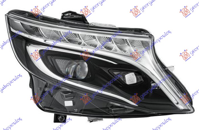 ΦΑΝΟΣ ΕΜΠΡΟΣ FULL LED ΕΞΥΠΝΟ ΓΚΡΙ (HELLA) ΔΕΞ