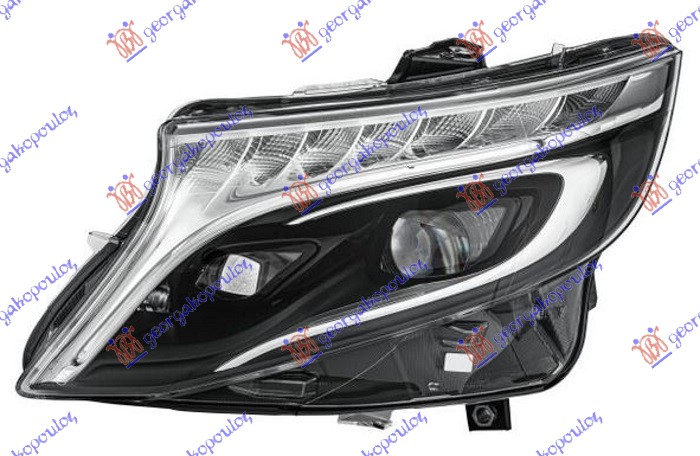 ΦΑΝΟΣ ΕΜΠΡΟΣ FULL LED ΕΞΥΠΝΟ ΓΚΡΙ (HELLA) ΑΡ