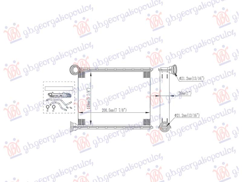 ΨΥΓΕΙΟ ΚΑΛΟΡΙΦΕΡ (150x203x26)