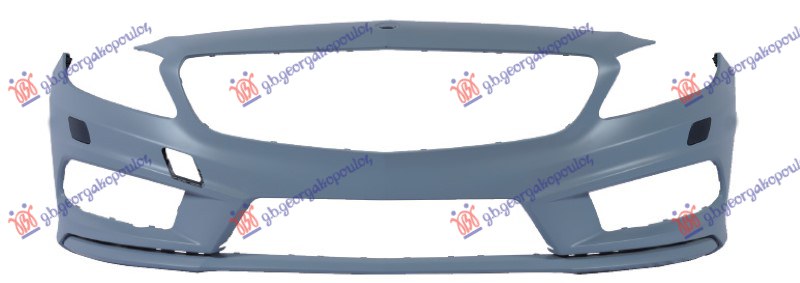 ΠΡΟΦΥΛΑΚΤΗΡΑΣ ΕΜΠΡΟΣ ΒΑΦΟΜΕΝΟΣ (AMG LINE) (ΜΕ ΠΙΤΣΙΛΙΣΤΗΡΙΑ)