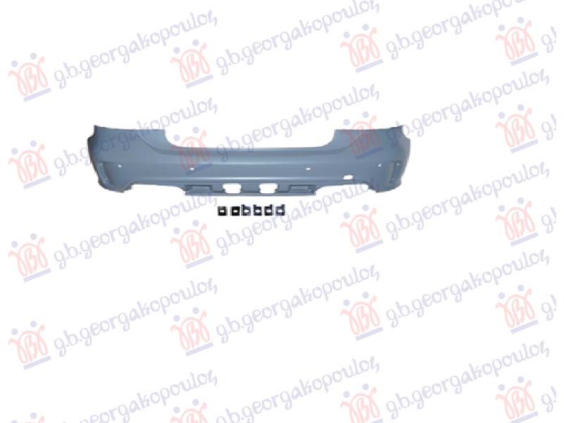 ΠΡΟΦΥΛΑΚΤΗΡΑΣ ΠΙΣΩ ΒΑΦΟΜΕΝΟΣ (AMG LINE) (ΜΕ 6 PDC)