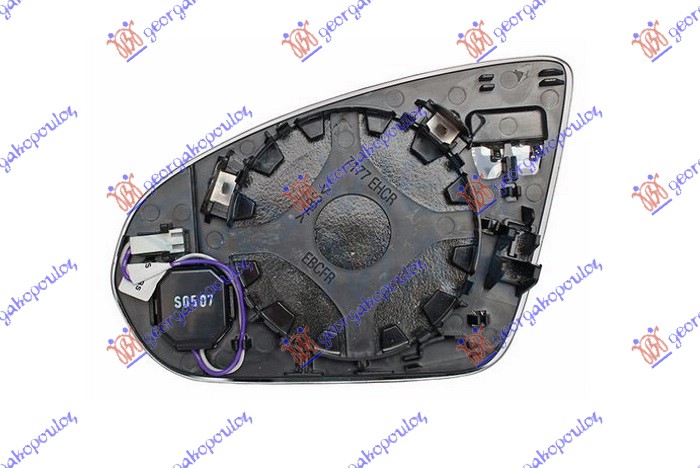 ΚΡΥΣΤΑΛΛΟ ΚΑΘΡΕΦΤΗ ΘΕΡΜΑΙΝΟΜΕΝΟ (ΜΕ BLIS) (ASPHERICAL GLASS) ΔΕΞ