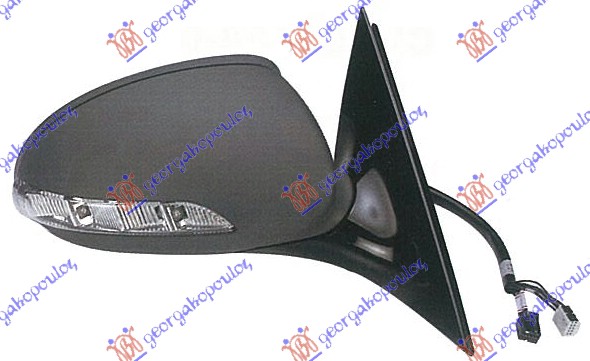 ΚΑΘΡΕΦΤΗΣ ΗΛΕΚΤΡΙΚΟΣ ΘΕΡΜΑΙΝΟΜΕΝΟΣ ΗΛΕΚΤΡΙΚΑ ΑΝΑΚΛΙΝΟΜΕΝΟΣ -2009 (11 PIN) (ASPHERICAL GLASS) ΔΕΞ