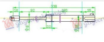 ΑΜΟΡΤΙΣΕΡ ΚΑΠΟ ΕΜΠΡΟΣ (338L-550N) ΔΕΞ
