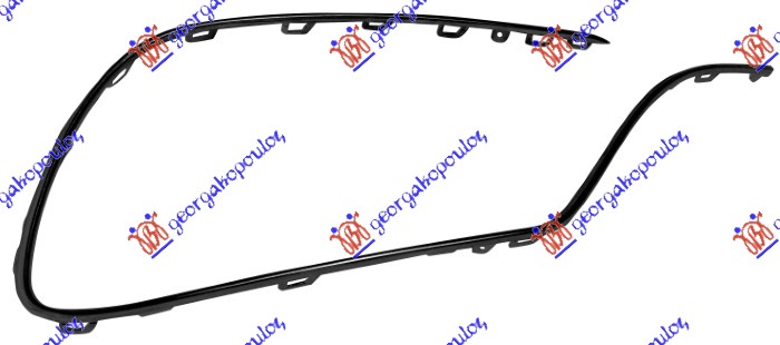 ΔΙΑΚΟΣΜΗΤΙΚΟ ΔΙΧΤΥΟΥ ΠΡΟΦΥΛΑΚΤΗΡΑ ΕΜΠΡΟΣ ΜΑΥΡΟ ΓΥΑΛΙΣΤΕΡΟ (S63/S65 AMG) ΔΕΞ