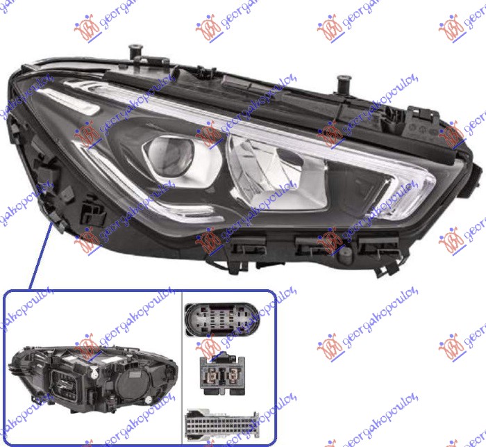 ΦΑΝΟΣ ΕΜΠΡΟΣ FULL LED (ΧΩΡΙΣ ΛΟΓΟΤΥΠΟ) (HELLA) ΔΕΞ