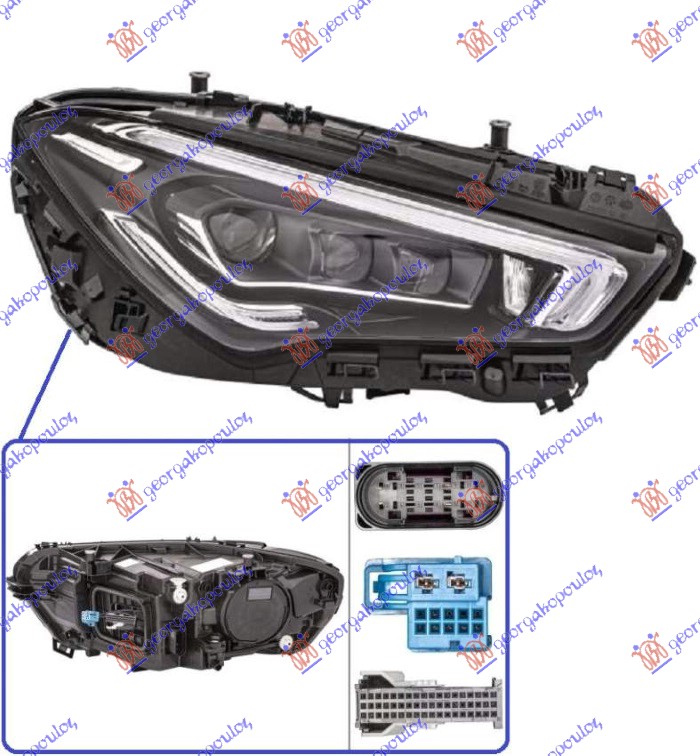 ΦΑΝΟΣ ΕΜΠΡΟΣ FULL LED ΕΞΥΠΝΟ (ΧΩΡΙΣ ΛΟΓΟΤΥΠΟ) (HELLA) ΔΕΞ