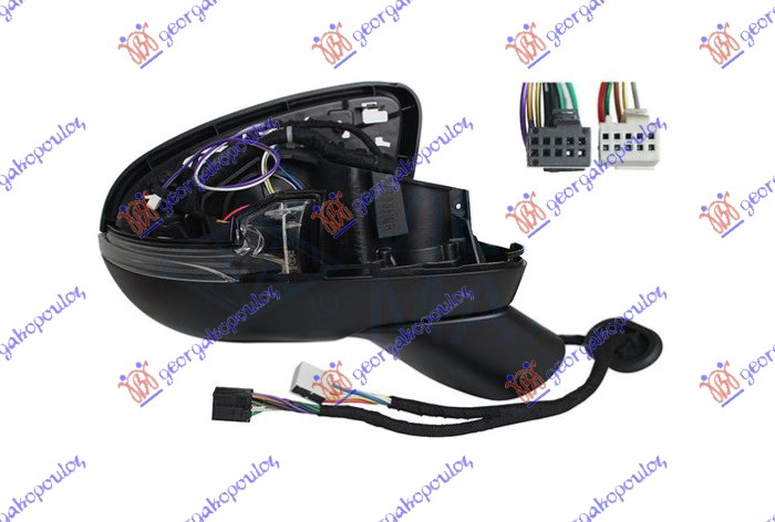 ΚΑΘΡΕΦΤΗΣ (ΜΟΝΟ ΣΩΜΑ) ΗΛΕΚΤΡΙΚΟΣ ΘΕΡΜΑΙΝΟΜΕΝΟΣ ΜΕ ΜΝΗΜΗ (ΜΕ ΦΛΑΣ & BLIS) (13 PIN) (Α ΠΟΙΟΤΗΤΑ) ΔΕΞ