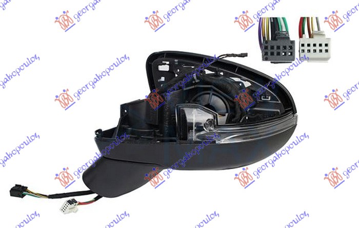 ΚΑΘΡΕΦΤΗΣ (ΜΟΝΟ ΣΩΜΑ) ΗΛΕΚΤΡΙΚΟΣ ΘΕΡΜΑΙΝΟΜΕΝΟΣ ΜΕ ΜΝΗΜΗ (ΜΕ ΦΛΑΣ & BLIS) (13 PIN) (Α ΠΟΙΟΤΗΤΑ) ΑΡ