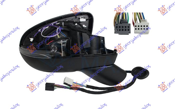 ΚΑΘΡΕΦΤΗΣ (ΜΟΝΟ ΣΩΜΑ) ΗΛΕΚΤΡΙΚΟΣ ΘΕΡΜΑΙΝΟΜΕΝΟΣ ΗΛΕΚΤΡΙΚΑ ΑΝΑΚΛΙΝΟΜΕΝΟΣ ΜΕ ΜΝΗΜΗ (ME ΦΛΑΣ & ΦΩΣ ΑΣΦΑΛΕΙΑΣ) (16 PIN) (Α ΠΟΙΟΤΗΤΑ) ΔΕΞ