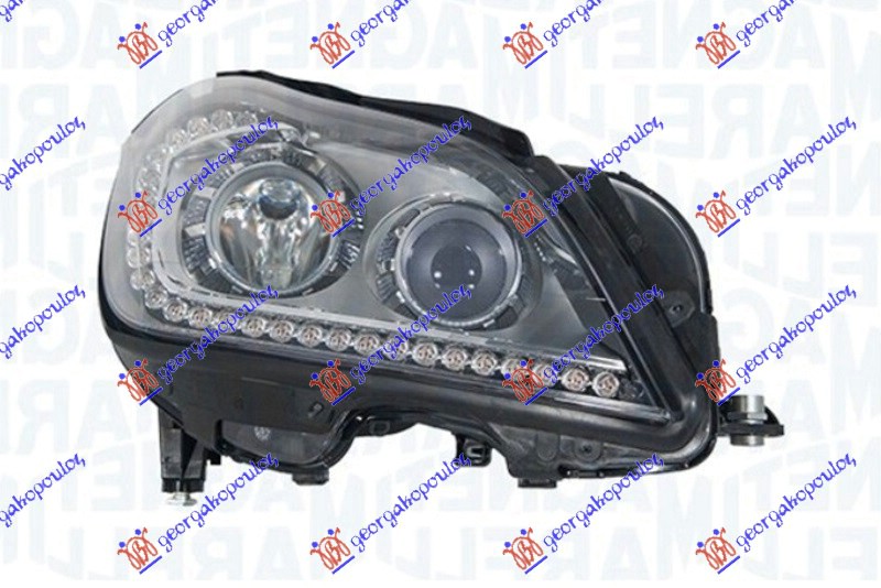 ΦΑΝΟΣ ΕΜΠΡΟΣ Bi-XENON ΜΕ ΦΩΣ ΗΜΕΡΑΣ LED (MARELLI) ΔΕΞ