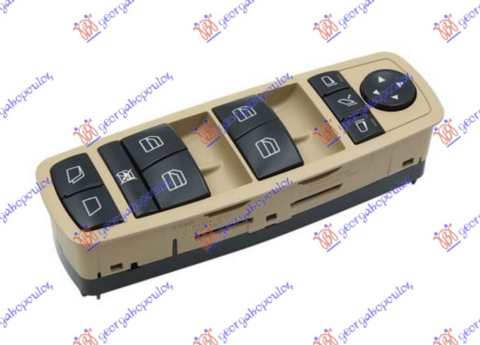 ΔΙΑΚΟΠΤΗΣ ΠΑΡΑΘΥΡΟΥ/ΚΑΘΡΕΦΤΩΝ ΕΜΠΡΟΣ ΜΕ ΜΕ ΑΝΑΚΛΙΣΗ (Μπέζ) (ΜΕ ΗΛΕΚΤΡΙΚΟ ΑΝΟΙΓΟΜΕΝΟ ΠΙΣΩ ΦΙΝΙΣΤΡΙΝΙ ) (3pin) ΑΡ