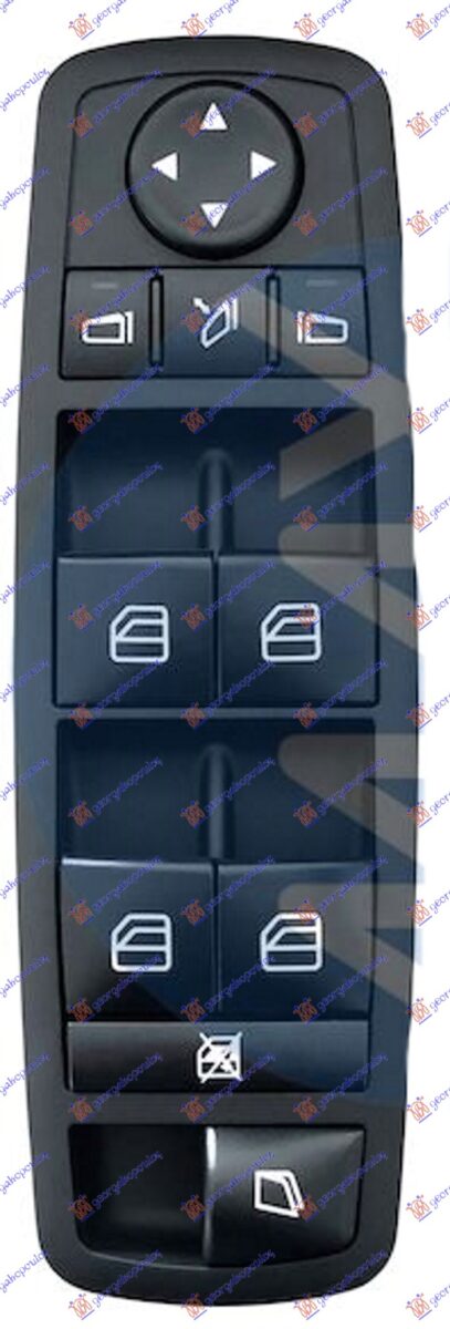 ΔΙΑΚΟΠΤΗΣ ΠΑΡΑΘΥΡΟΥ/ΚΑΘΡΕΦΤΩΝ ΕΜΠΡΟΣ ΜΕ ΜΕ ΑΝΑΚΛΙΣΗ (ΜΑΥΡΟΣ) (ΜΕ ΗΛΕΚΤΡΙΚΟ ΑΝΟΙΓΟΜΕΝΟ ΠΙΣΩ ΦΙΝΙΣΤΡΙΝΙ ) (3pin) ΑΡ