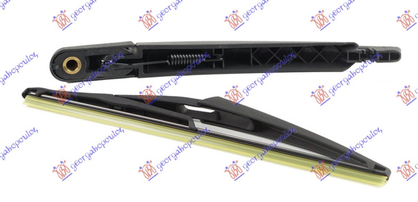 ΥΑΛΟΚΑΘΑΡΙΣΤΗΡΑΣ ΠΙΣΩ ΜΕ ΜΠΡΑΤΣΟ  290mm