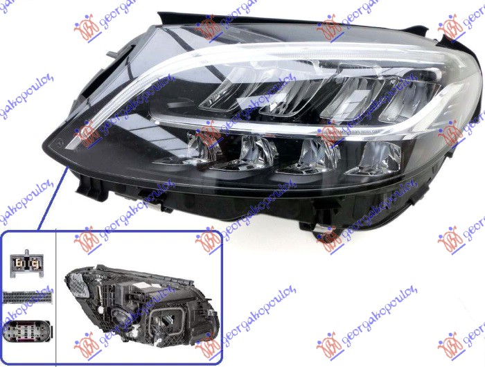 ΦΑΝΟΣ ΕΜΠΡΟΣ MULTIBEAM LED (ΧΩΡΙΣ ΛΟΓΟΤΥΠΟ) (HELLA) ΑΡ