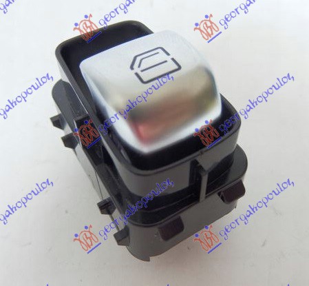 ΔΙΑΚΟΠΤΗΣ ΠΑΡΑΘΥΡΟΥ ΕΜΠΡΟΣ (& ΠΙΣΩ ΔΕΞΙΑ=ΑΡΙΣΤΕΡΑ ) (Μάυρη βαση/Ασημι μπουτον) (Κοκκ. Φως) (4pin) ΔΕΞ