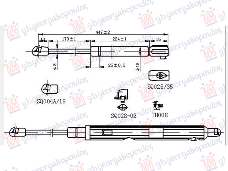 ΑΜΟΡΤΙΣΕΡ ΚΑΠΟ ΕΜΠΡΟΣ (447L-430N)
