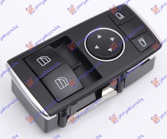 ΔΙΑΚΟΠΤΗΣ ΠΑΡΑΘΥΡΟΥ /ΚΑΘΡΕΦΤΩΝ ΕΜΠΡΟΣ ΜΑΥΡΟΣ/ΧΡΩΜΙΟ (Διπλός) (3pin) ΑΡ