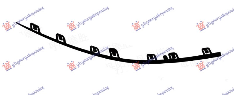 ΔΙΑΚΟΣΜΗΤΙΚΟ ΠΡΟΦΥΛΑΚΤΗΡΑ ΕΜΠΡΟΣ ΚΑΤΩ ΜΑΥΡΟ ΓΥΑΛΙΣΤΕΡΟ (AMG LINE) ΔΕΞ