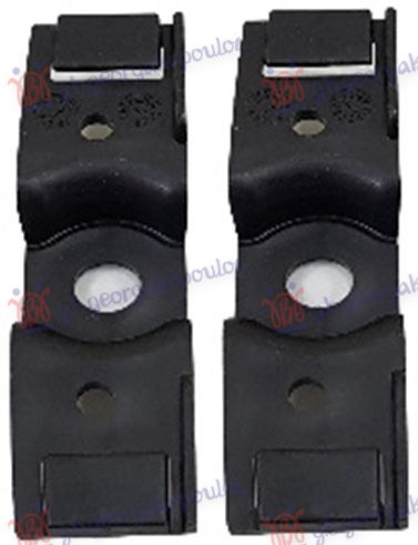 ΒΑΣΗ ΣΠΟΙΛΕΡ ΠΡΟΦΥΛΑΚΤΗΡΑ ΠΙΣΩ ΠΛΑΙΝΗ ΠΛΑΣΤΙΚΗ (AMG-LINE) (ΔΕΞΙ+ΑΡΙΣΤΕΡΟ) (ΣΕΤ 2 ΤΕΜΑΧΙΑ)