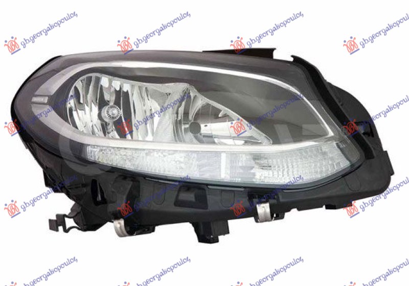 ΦΑΝΟΣ ΕΜΠΡΟΣ ΗΛΕΚΤΡΙΚΟΣ ΜΕ ΦΩΣ ΗΜΕΡΑΣ LED (Ε) (MARELLI) ΔΕΞ