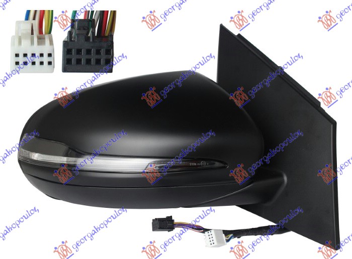 ΚΑΘΡΕΦΤΗΣ ΗΛΕΚΤ. ΘΕΡΜΑΙΝ. ΗΛ. ΑΝΑΚ. ΜΕ ΜΝΗΜΗ ΒΑΦΟΜ. (ΜΕ ΦΛΑΣ & ΦΩΣ ΑΣΦΑΛ.) (7+7PIN) (Α ΠΟΙΟΤΗΤΑ) (ASPHERICAL GLASS) ΔΕΞ