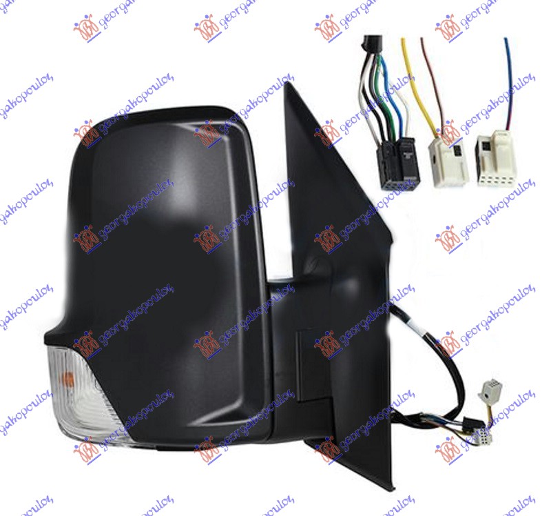 ΚΑΘΡΕΦΤΗΣ ΗΛΕΚΤΡΙΚΟΣ ΘΕΡΜΑΙΝΟΜΕΝΟΣ (ΜΕΓΑΛΟΣ ΚΑΘΡΕΦΤΗΣ) (ΜΕ ΦΛΑΣ) (CONVEX GLAS) (9 PIN) (Α ΠΟΙΟΤΗΤΑ) ΔΕΞ