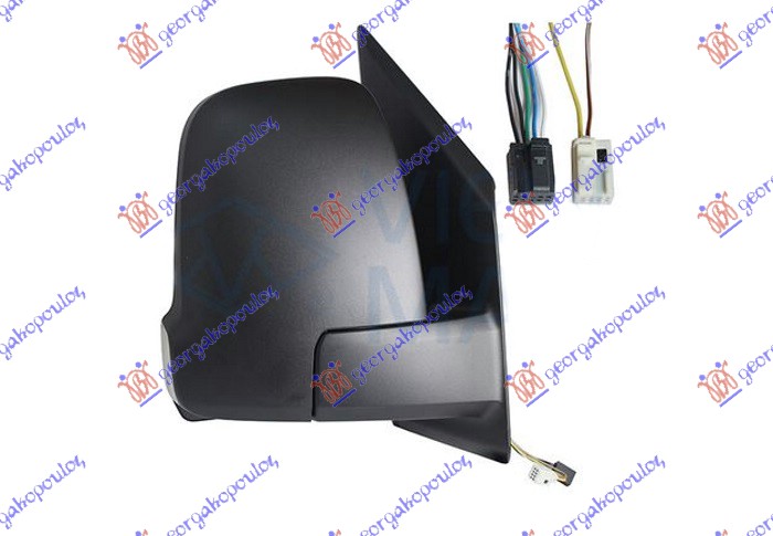 ΚΑΘΡΕΦΤΗΣ ΗΛΕΚΤΡΙΚΟΣ ΘΕΡΜΑΙΝΟΜΕΝΟΣ (ΜΙΚΡΟΣ ΚΑΘΡΕΦΤΗΣ) (ΜΕ ΦΛΑΣ) (5+2 PIN) (CONVEX GLASS) ΔΕΞ