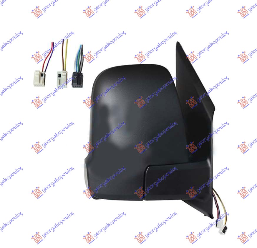 ΚΑΘΡΕΦΤΗΣ ΗΛΕΚΤΡΙΚΟΣ ΘΕΡΜΑΙΝΟΜΕΝΟΣ ΗΛΕΚΤΡΙΚΑ ΑΝΑΚΛΙΝΟΜΕΝΟΣ (ΜΙΚΡΟΣ ΚΑΘΡΕΦΤΗΣ) (ΜΕ ΦΛΑΣ) (5+2+2 PIN) (Α ΠΟΙΟΤΗΤΑ) (CONVEX GLASS) ΔΕΞ