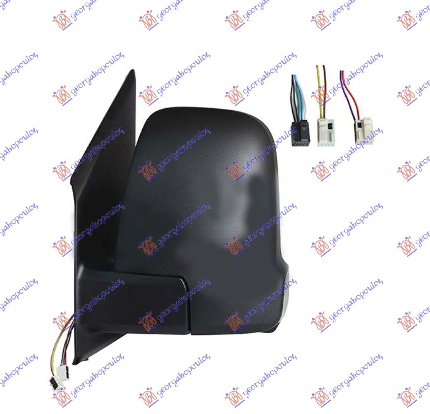 ΚΑΘΡΕΦΤΗΣ ΗΛΕΚΤΡΙΚΟΣ ΘΕΡΜΑΙΝΟΜΕΝΟΣ ΗΛΕΚΤΡΙΚΑ ΑΝΑΚΛΙΝΟΜΕΝΟΣ (ΜΙΚΡΟΣ ΚΑΘΡΕΦΤΗΣ) (ΜΕ ΦΛΑΣ) (5+2+2 PIN) (Α ΠΟΙΟΤΗΤΑ) (CONVEX GLASS) ΑΡ