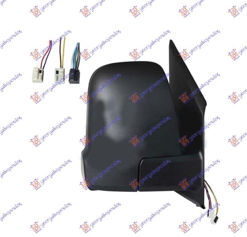 ΚΑΘΡΕΦΤΗΣ ΗΛΕΚΤΡΙΚΟΣ ΘΕΡΜΑΙΝΟΜΕΝΟΣ ΗΛΕΚΤΡΙΚΑ ΑΝΑΚΛΙΝΟΜΕΝΟΣ (ΜΙΚΡΟΣ ΚΑΘΡΕΦΤΗΣ) (ΜΕ ΦΛΑΣ) (5+2+2 PIN) (CONVEX GLASS) ΔΕΞ