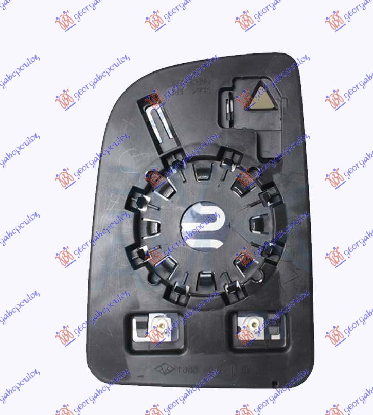 ΚΡΥΣΤΑΛΛΟ ΚΑΘΡΕΦΤΗ ΘΕΡΜΑΙΝΟΜΕΝΟ (ΑΝΩ ΚΟΜΜΑΤΙ) (CONVEX GLASS) ΔΕΞ