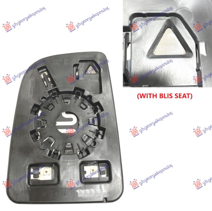 ΚΡΥΣΤΑΛΛΟ ΚΑΘΡΕΦΤΗ ΘΕΡΜΑΙΝΟΜΕΝΟ (ΜΕ ΘΕΣΗ ΓΙΑ BLIS) (ΑΝΩ ΚΟΜΜΑΤΙ) (CONVEX GLASS) ΔΕΞ