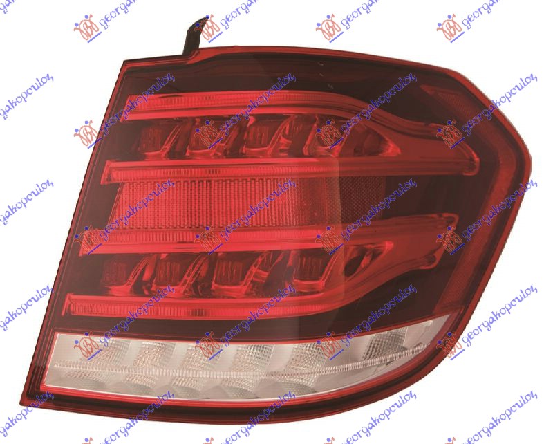 ΦΑΝΟΣ ΠΙΣΩ ΕΞΩ S.W. ΟΛΟ LED (ΜΑΥΡΗ ΒΑΣΗ) (Ε) (DEPO) ΔΕΞ