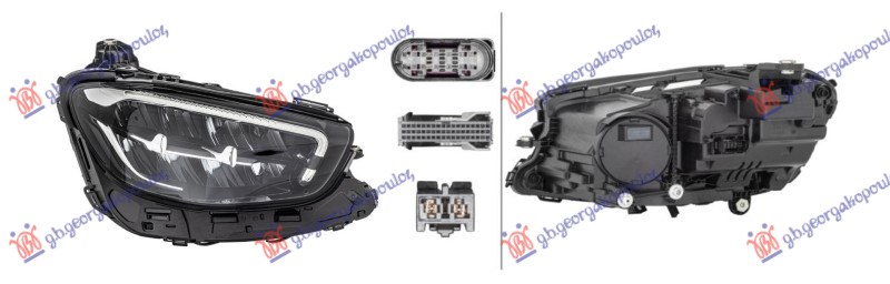 ΦΑΝΟΣ ΕΜΠΡΟΣ FULL LED HIGH PERFORMANCE (ΜΕ ΜΟΤΕΡ) (E) (DEPO) ΔΕΞ