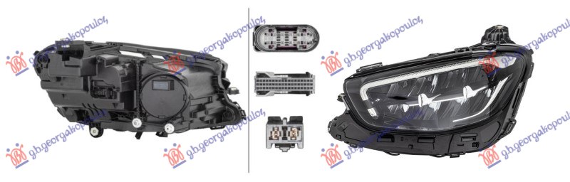 ΦΑΝΟΣ ΕΜΠΡΟΣ FULL LED HIGH PERFORMANCE (ΜΕ ΜΟΤΕΡ) (E) (DEPO) ΑΡ