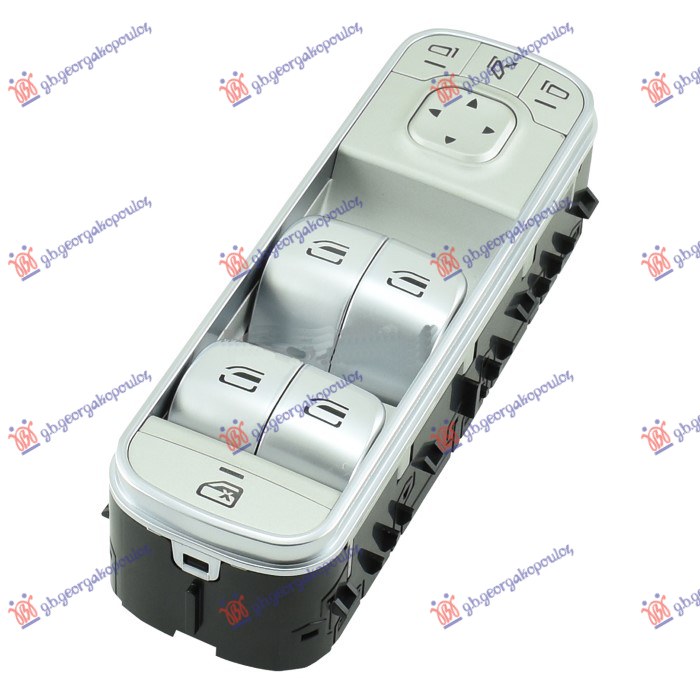 ΔΙΑΚΟΠΤΗΣ ΠΑΡΑΘΥΡΟΥ/ΚΑΘΡΕΦΤΩΝ ΜΕ ΑΝΑΚΛΙΣΗ ΕΜΠΡΟΣ (Χρώμιο) (Τετραπλός) (3pin) ΑΡ