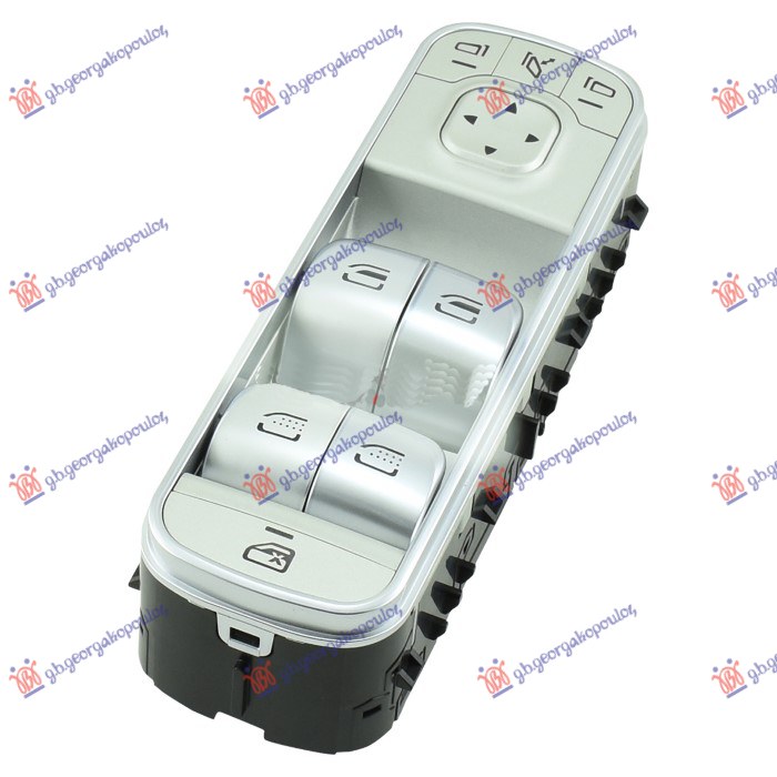 ΔΙΑΚΟΠΤΗΣ ΠΑΡΑΘΥΡΟΥ/ΚΑΘΡΕΦΤΩΝ ΜΕ ΑΝΑΚΛΙΣΗ ΕΜΠΡΟΣ ΜΕ ΚΟΥΡΤΙΝΑ (Χρώμιο) (Τετραπλός) (3pin) ΑΡ