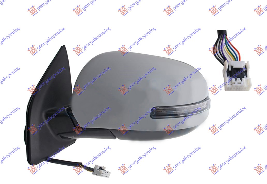 ΚΑΘΡΕΦΤΗΣ ΗΛΕΚΤΡΙΚΟΣ ΘΕΡΜΑΙΝΟΜΕΝΟΣ ΗΛΕΚΤΡΙΚΑ ΑΝΑΚΛΙΝΟΜΕΝΟΣ ΒΑΦΟΜΕΝΟΣ (ΜΕ ΦΛΑΣ) (Α ΠΟΙΟΤΗΤΑ) 9 PIN (CONVEX GLASS) ΑΡ