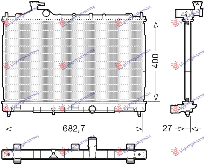 ΨΥΓΕΙΟ 1.5 T-Mivec ΒΕΝΖΙΝΗ ΑΥΤΟΜΑΤΟ (400x685x26) (KOYO)