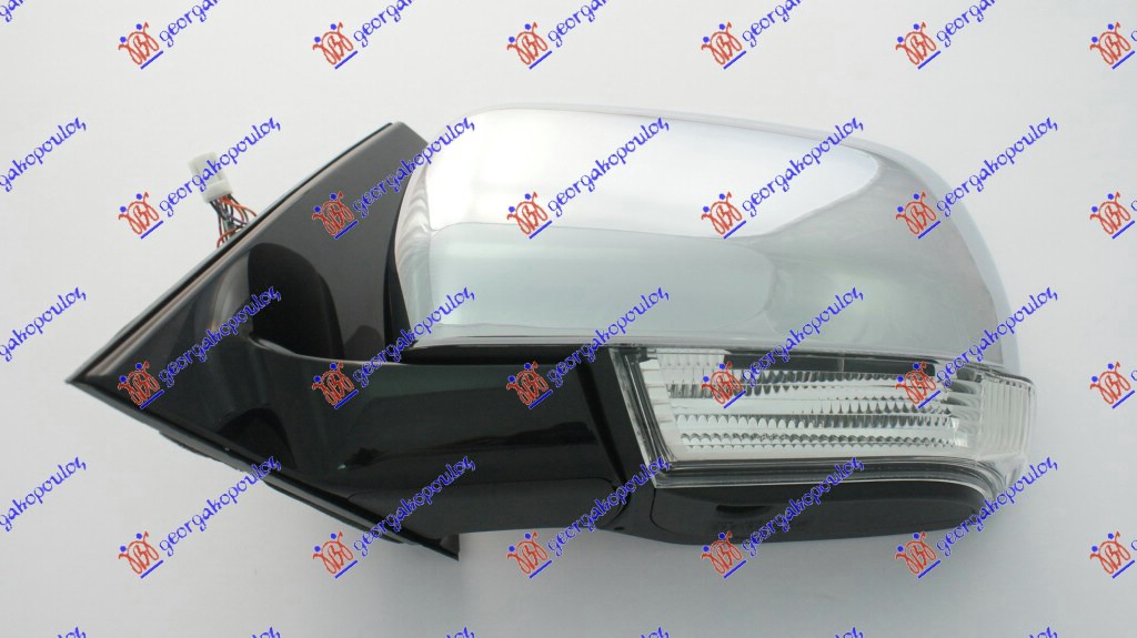 ΚΑΘΡΕΦΤΗΣ ΗΛΕΚΤΡΙΚΟΣ ΘΕΡΜΑΙΝΟΜΕΝΟΣ (ΜΕ ΦΛΑΣ & ΦΩΣ ΑΣΦΑΛΕΙΑΣ) ΧΡΩΜΙΟ (CONVEX GLASS) ΑΡ