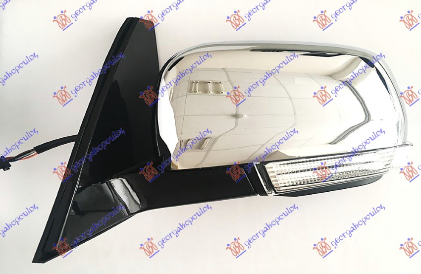 ΚΑΘΡΕΦΤΗΣ ΗΛΕΚΤΡΙΚΟΣ ΘΕΡΜΑΙΝΟΜΕΝΟΣ ΗΛΕΚΤΡΙΚΑ ΑΝΑΚΛΙΝΟΜΕΝΟΣ (ΜΕ ΦΛΑΣ & ΦΩΣ ΑΣΦΑΛΕΙΑΣ) ΧΡΩΜΙΟ (CONVEX GLASS) ΑΡ