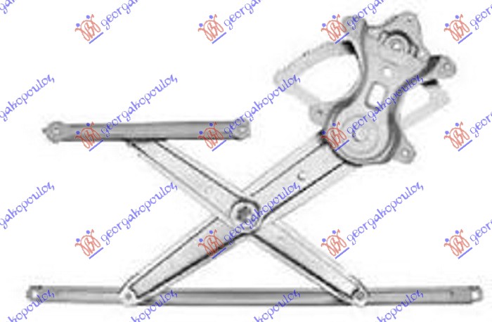 ΓΡΥΛΛΟΣ ΠΑΡΑΘΥΡΟΥ ΕΜΠΡΟΣ ΗΛΕΚΤΡΙΚΟΣ 2/4Π (ΧΩΡΙΣ ΜΟΤΕΡ) ΑΡ
