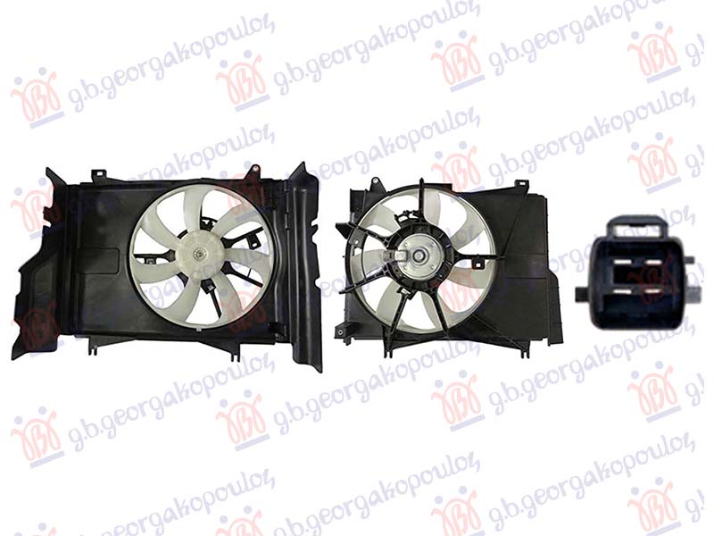 ΒΕΝΤΙΛΑΤΕΡ ΨΥΓΕΙΟΥ 1.0-1.2 ΒΕΝΖΙΝΗ (353mm) (4PIN)