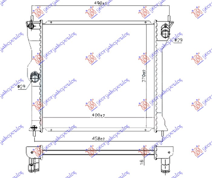 ΨΥΓΕΙΟ 0.7ΒΕΝΖΙΝΗ - ELECTRIC (400x370x16)