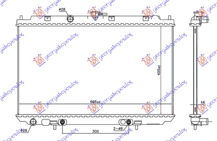 ΨΥΓΕΙΟ 1.8 ΒΕΝΖΙΝΗ ΑΥΤΟΜΑΤΟ (400x695x16)