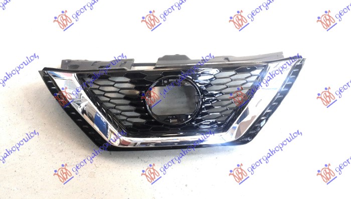 ΜΑΣΚΑ ΜΑΥΡΗ ΓΥΑΛΙΣΤΕΡΗ ΜΕ ΧΡΩΜΙΟ ΠΛΑΙΣΙΟ (ΜΕ ΤΡΥΠΑ ΓΙΑ ΣΤΡΟΓΓΥΛΟ ΣΗΜΑ)