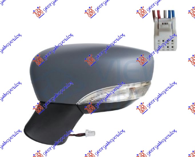 ΚΑΘΡΕΦΤΗΣ ΗΛΕΚΤΡΙΚΟΣ ΒΑΦΟΜΕΝΟΣ (ΜΕ ΦΛΑΣ) (5 PIN) (Α ΠΟΙΟΤΗΤΑ) (CONVEX GLASS) ΑΡ