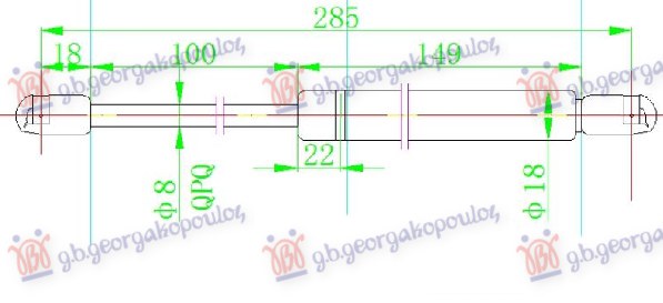 ΑΜΟΡΤΙΣΕΡ ΜΠΑΓΚΑΖ 1993-1997 (285L-580N)